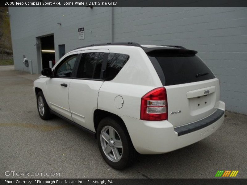 Stone White / Dark Slate Gray 2008 Jeep Compass Sport 4x4