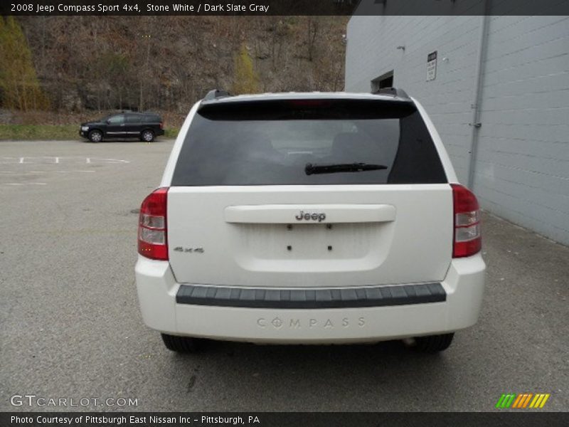 Stone White / Dark Slate Gray 2008 Jeep Compass Sport 4x4
