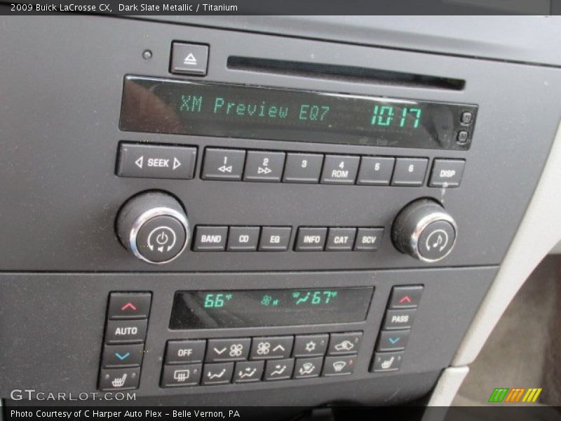 Controls of 2009 LaCrosse CX