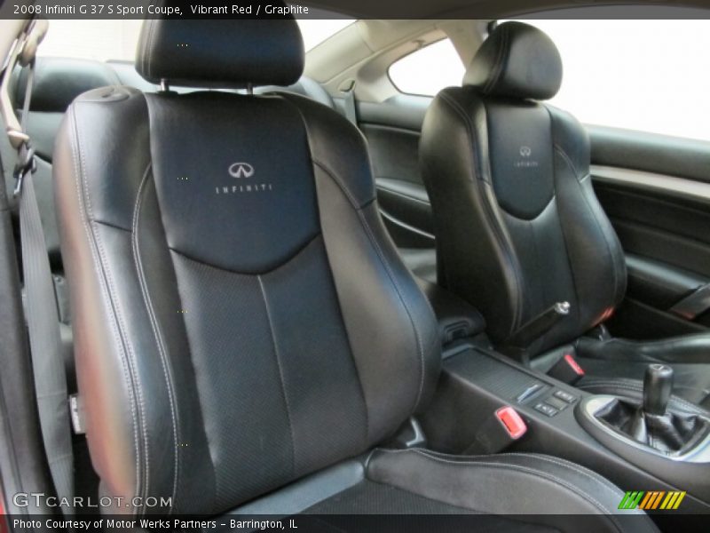 Vibrant Red / Graphite 2008 Infiniti G 37 S Sport Coupe