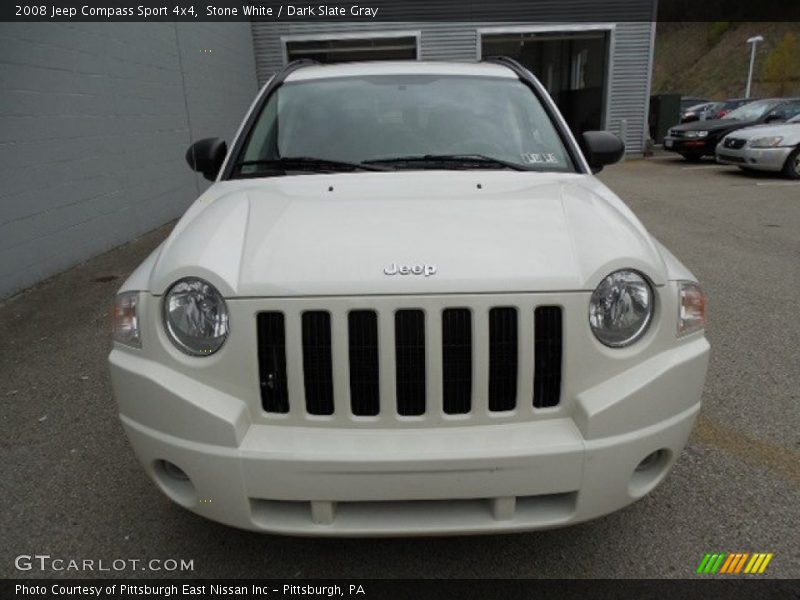 Stone White / Dark Slate Gray 2008 Jeep Compass Sport 4x4