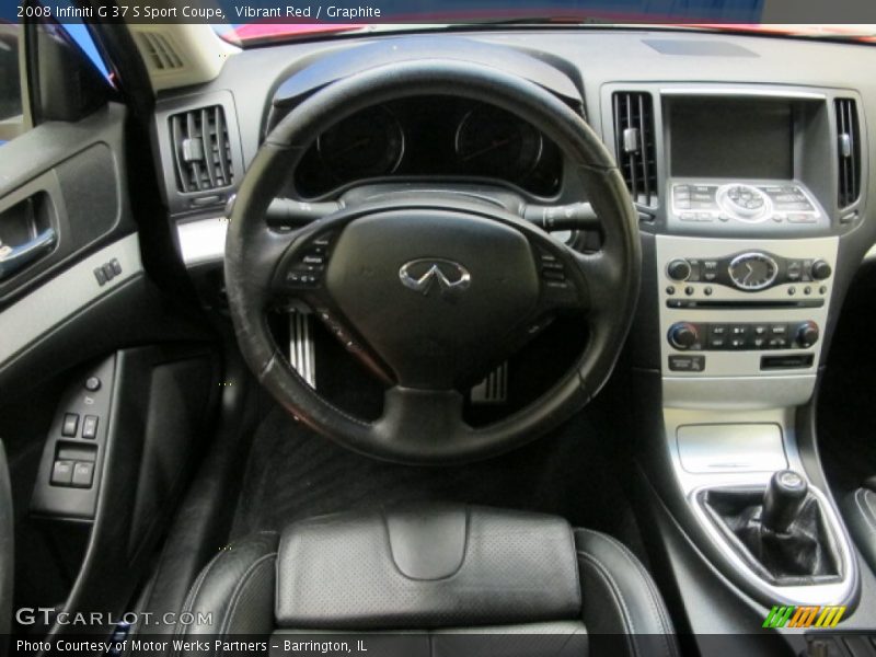 Vibrant Red / Graphite 2008 Infiniti G 37 S Sport Coupe