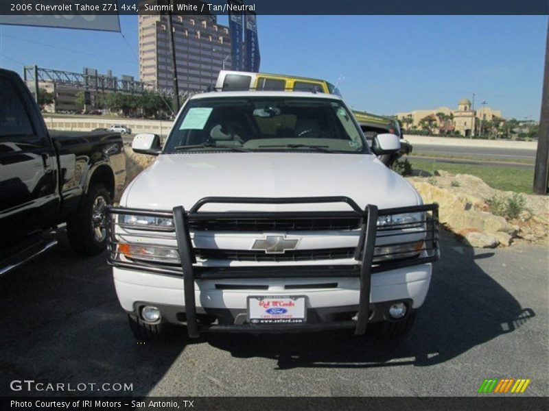 Summit White / Tan/Neutral 2006 Chevrolet Tahoe Z71 4x4