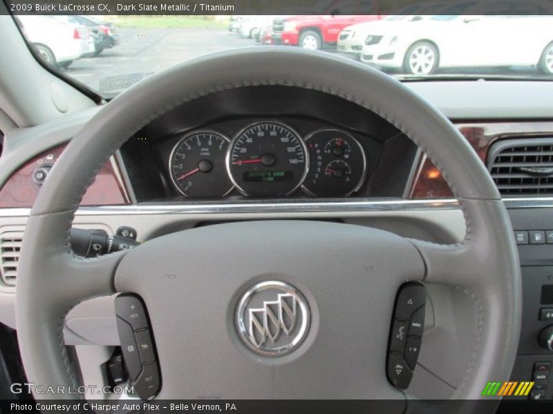 Dark Slate Metallic / Titanium 2009 Buick LaCrosse CX