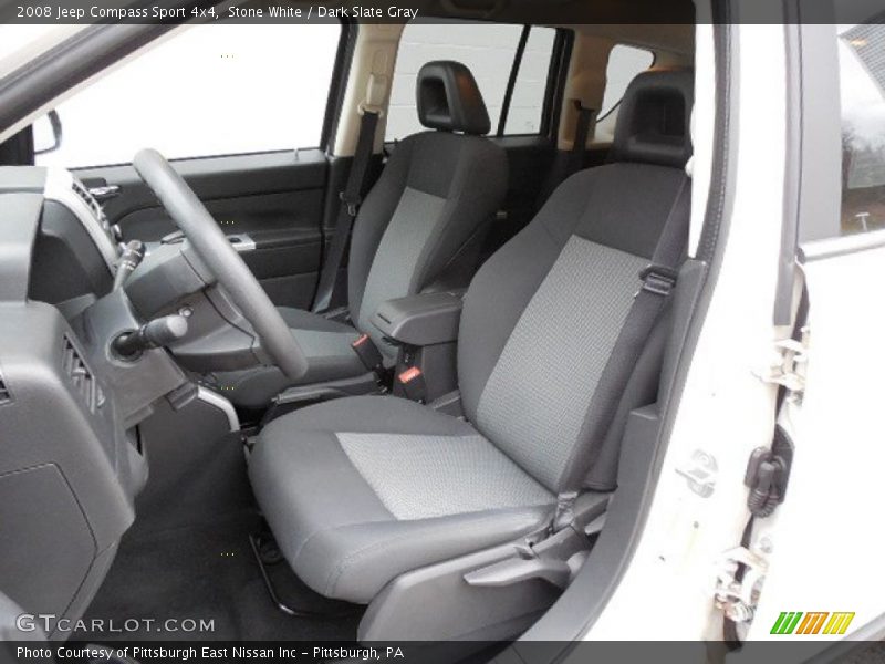 Stone White / Dark Slate Gray 2008 Jeep Compass Sport 4x4