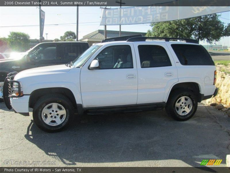 Summit White / Tan/Neutral 2006 Chevrolet Tahoe Z71 4x4