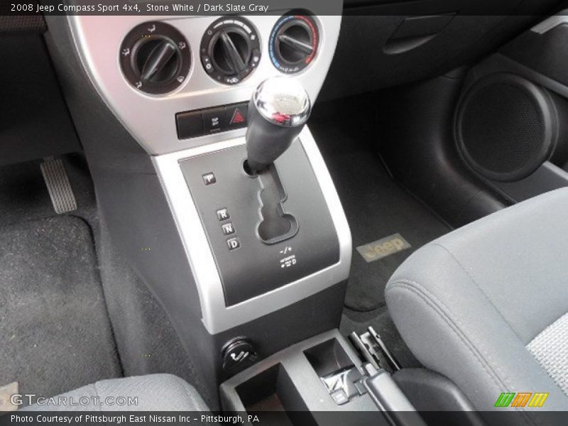 Stone White / Dark Slate Gray 2008 Jeep Compass Sport 4x4