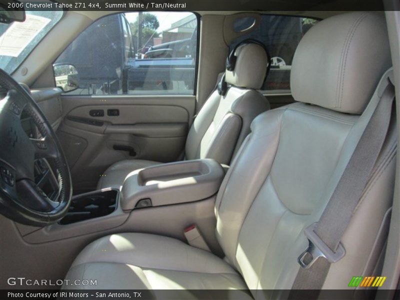 Summit White / Tan/Neutral 2006 Chevrolet Tahoe Z71 4x4