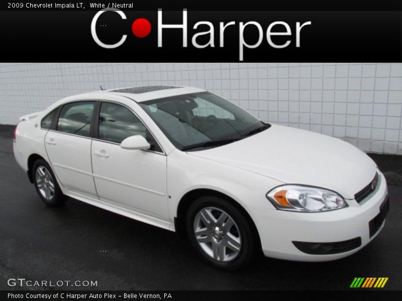 White / Neutral 2009 Chevrolet Impala LT