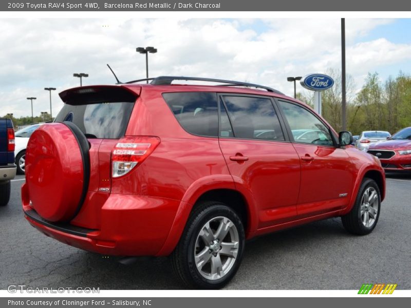 Barcelona Red Metallic / Dark Charcoal 2009 Toyota RAV4 Sport 4WD