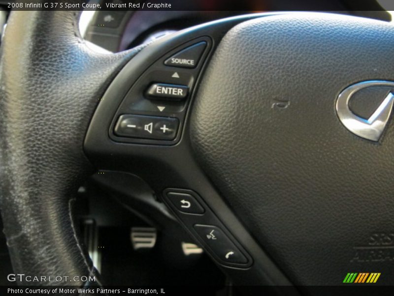 Vibrant Red / Graphite 2008 Infiniti G 37 S Sport Coupe