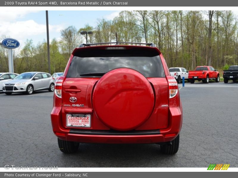 Barcelona Red Metallic / Dark Charcoal 2009 Toyota RAV4 Sport 4WD