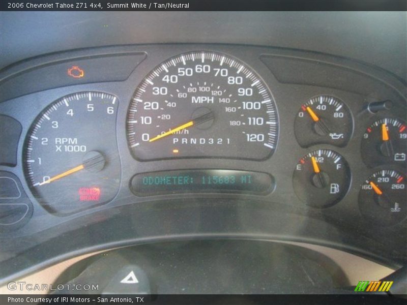 Summit White / Tan/Neutral 2006 Chevrolet Tahoe Z71 4x4