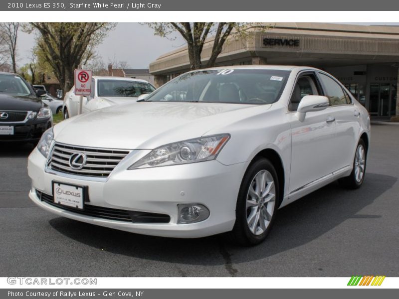 Starfire White Pearl / Light Gray 2010 Lexus ES 350