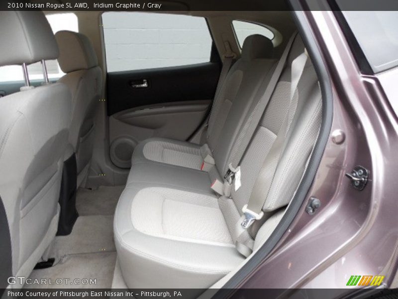 Rear Seat of 2010 Rogue SL AWD