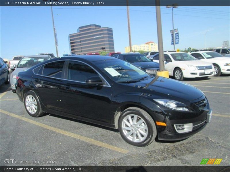 Ebony Black / Black 2012 Mazda MAZDA6 i Touring Sedan