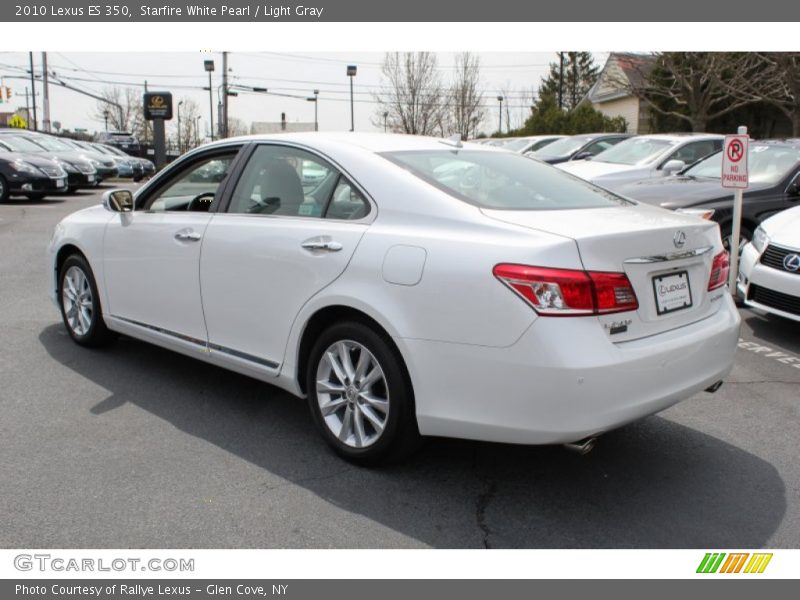 Starfire White Pearl / Light Gray 2010 Lexus ES 350