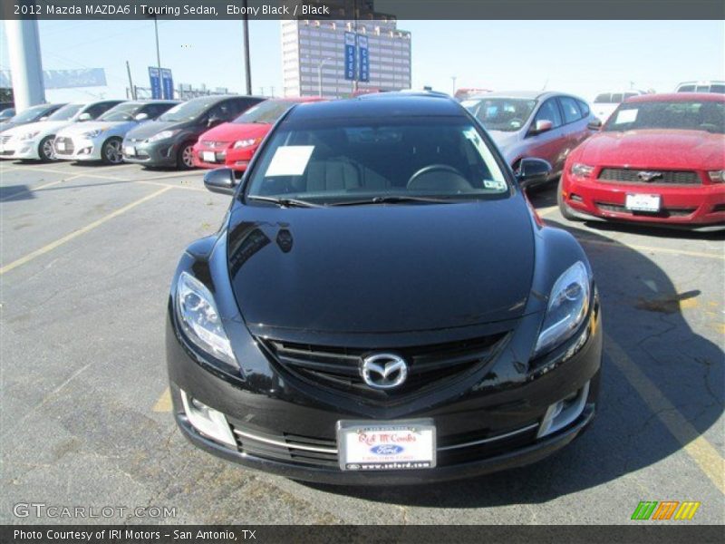 Ebony Black / Black 2012 Mazda MAZDA6 i Touring Sedan