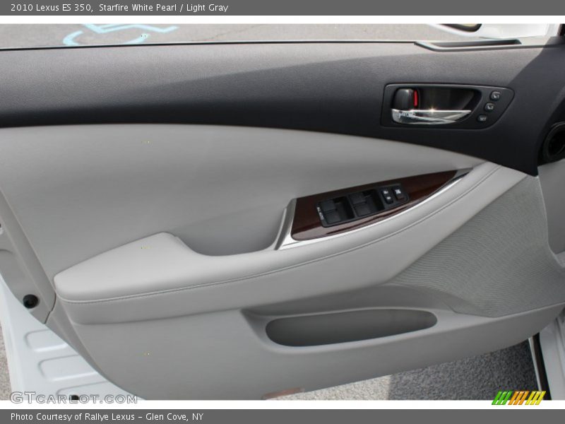 Starfire White Pearl / Light Gray 2010 Lexus ES 350