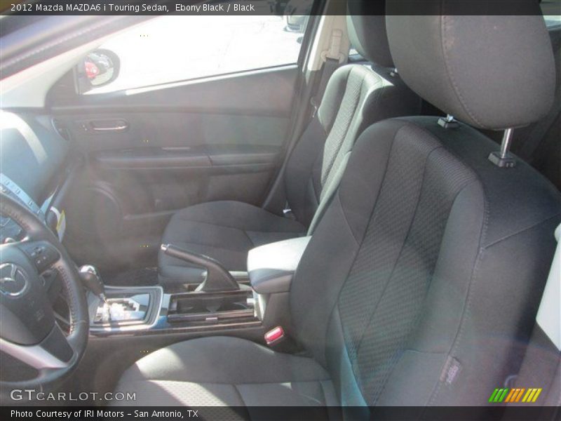 Ebony Black / Black 2012 Mazda MAZDA6 i Touring Sedan