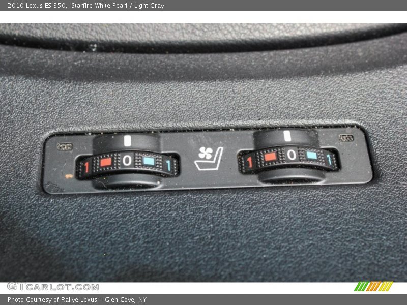Starfire White Pearl / Light Gray 2010 Lexus ES 350
