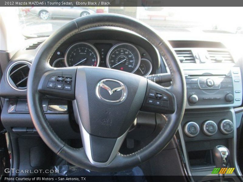 Ebony Black / Black 2012 Mazda MAZDA6 i Touring Sedan