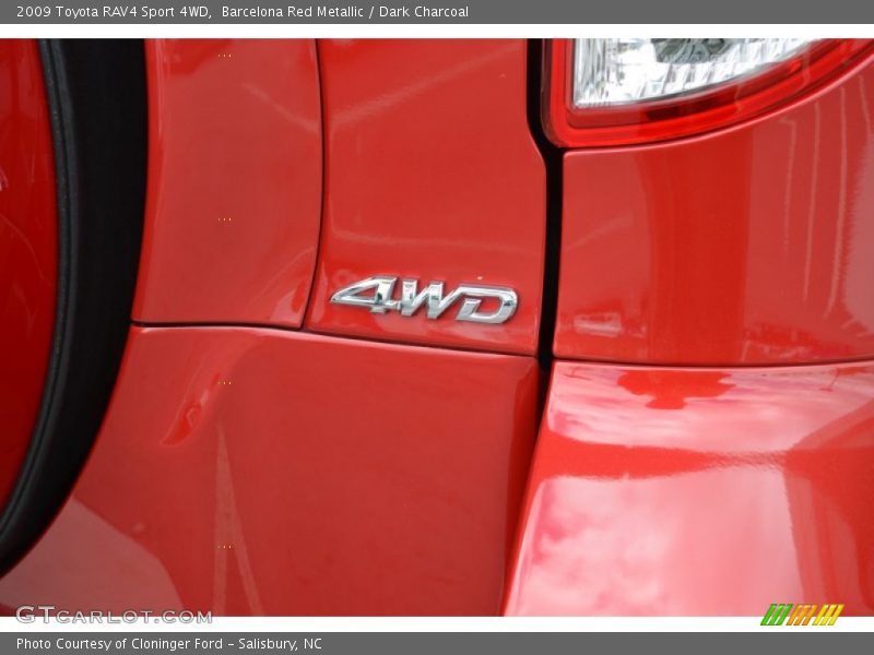 Barcelona Red Metallic / Dark Charcoal 2009 Toyota RAV4 Sport 4WD
