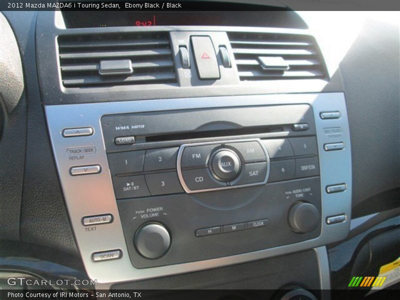 Ebony Black / Black 2012 Mazda MAZDA6 i Touring Sedan