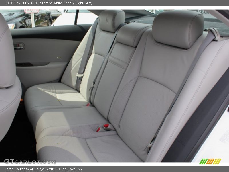 Rear Seat of 2010 ES 350