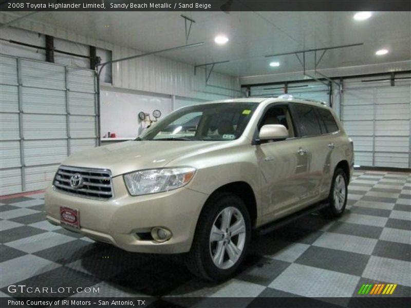 Sandy Beach Metallic / Sand Beige 2008 Toyota Highlander Limited