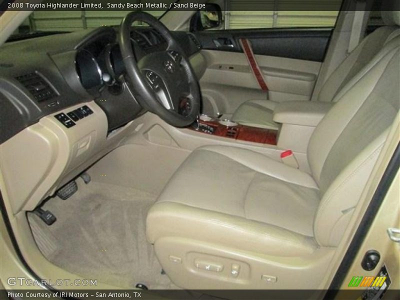 Sandy Beach Metallic / Sand Beige 2008 Toyota Highlander Limited