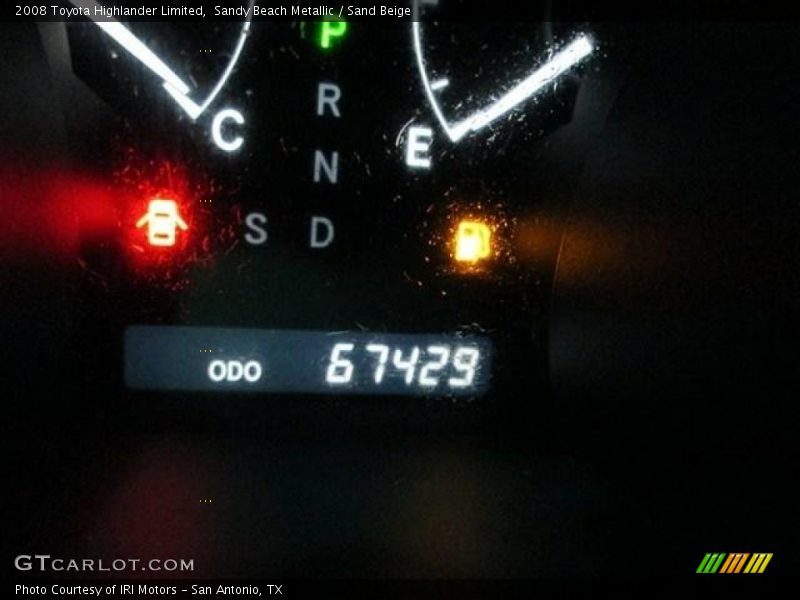 Sandy Beach Metallic / Sand Beige 2008 Toyota Highlander Limited