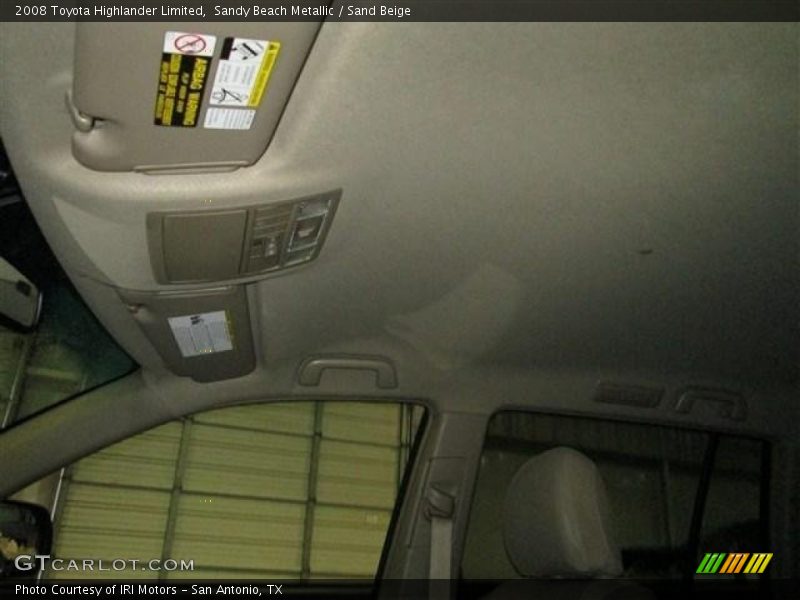 Sandy Beach Metallic / Sand Beige 2008 Toyota Highlander Limited