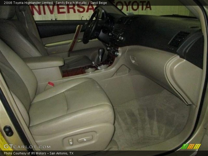 Sandy Beach Metallic / Sand Beige 2008 Toyota Highlander Limited