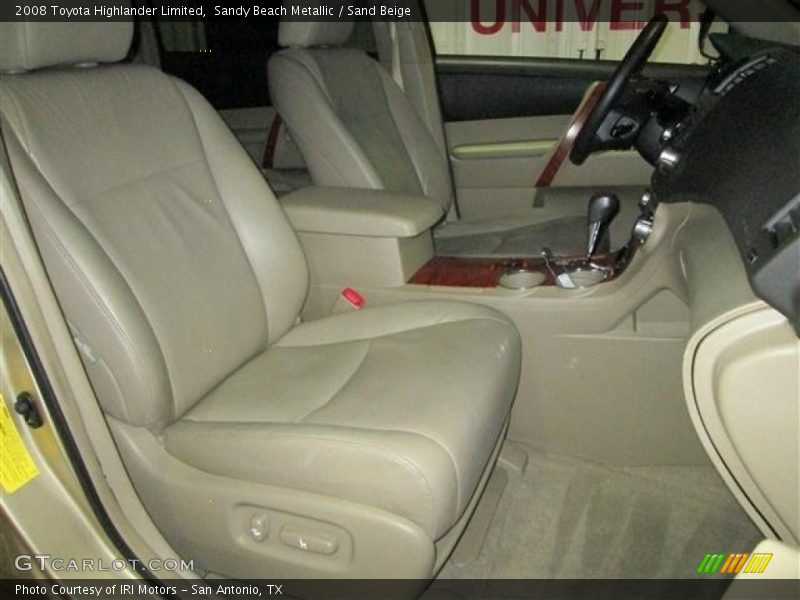 Sandy Beach Metallic / Sand Beige 2008 Toyota Highlander Limited