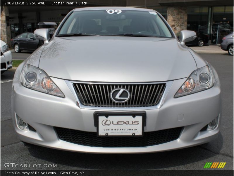 Tungsten Pearl / Black 2009 Lexus IS 250 AWD