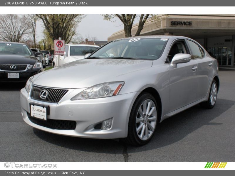 Tungsten Pearl / Black 2009 Lexus IS 250 AWD