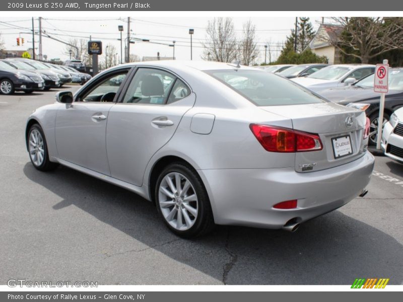 Tungsten Pearl / Black 2009 Lexus IS 250 AWD