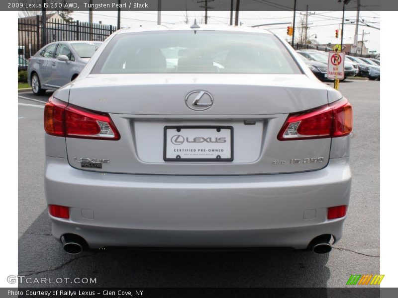 Tungsten Pearl / Black 2009 Lexus IS 250 AWD