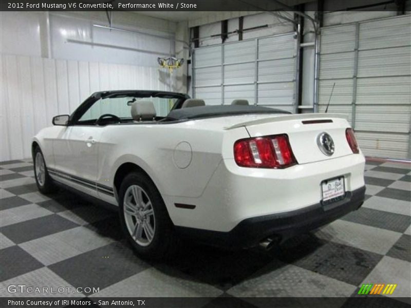 Performance White / Stone 2012 Ford Mustang V6 Convertible