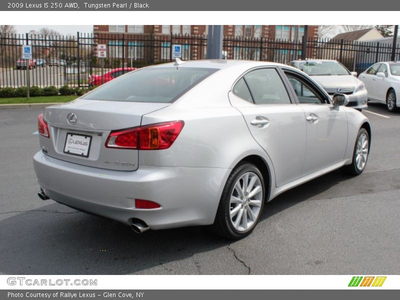 Tungsten Pearl / Black 2009 Lexus IS 250 AWD