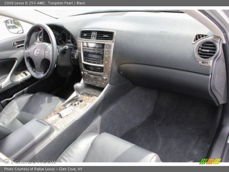 Tungsten Pearl / Black 2009 Lexus IS 250 AWD