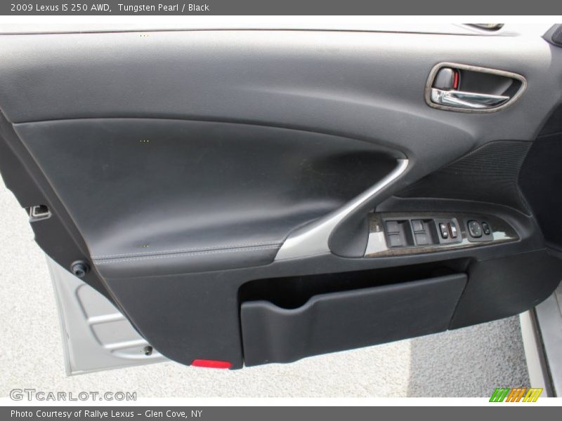 Tungsten Pearl / Black 2009 Lexus IS 250 AWD