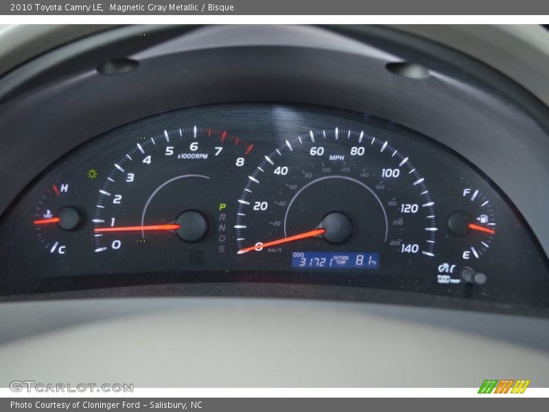 Magnetic Gray Metallic / Bisque 2010 Toyota Camry LE