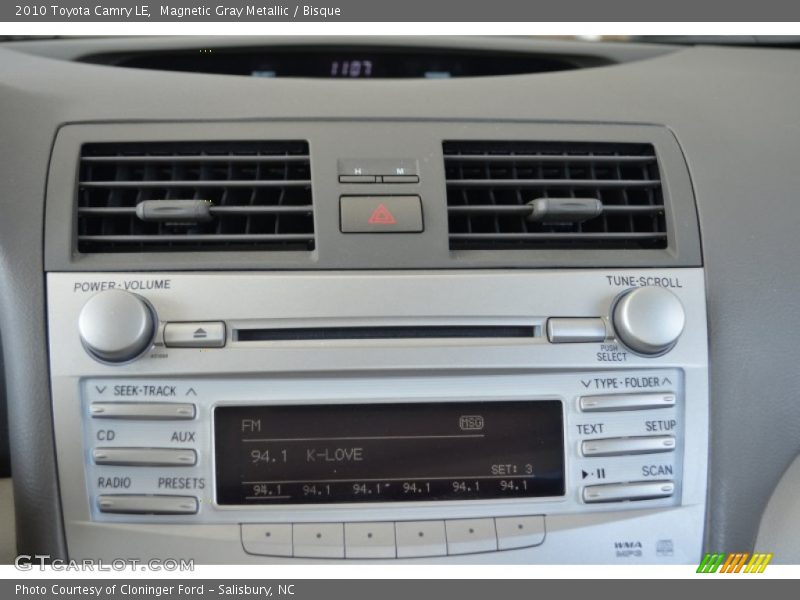 Magnetic Gray Metallic / Bisque 2010 Toyota Camry LE