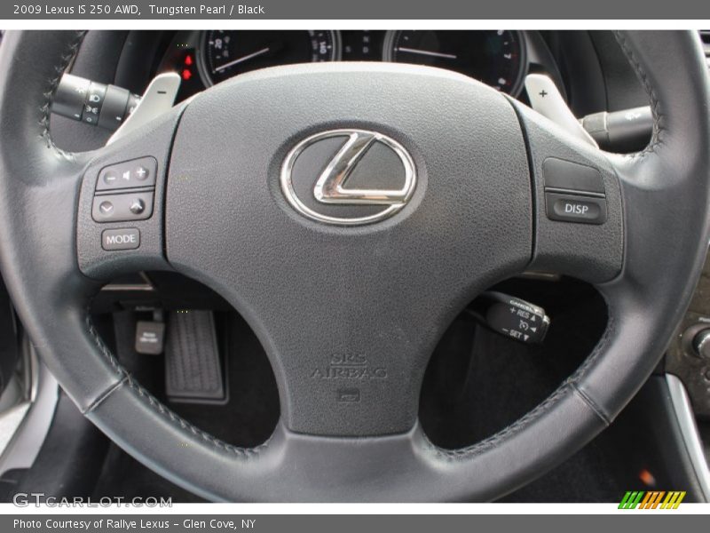 Tungsten Pearl / Black 2009 Lexus IS 250 AWD