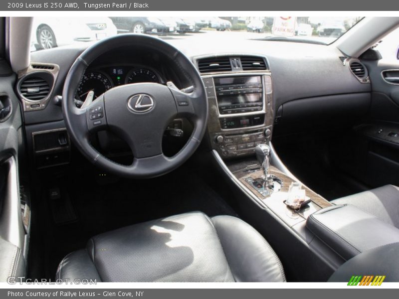 Tungsten Pearl / Black 2009 Lexus IS 250 AWD