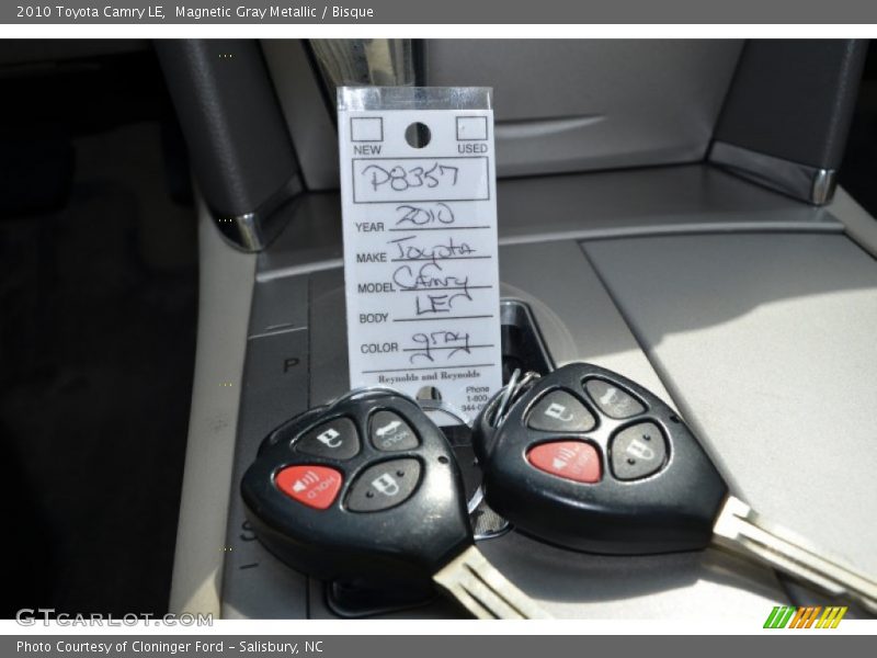 Magnetic Gray Metallic / Bisque 2010 Toyota Camry LE