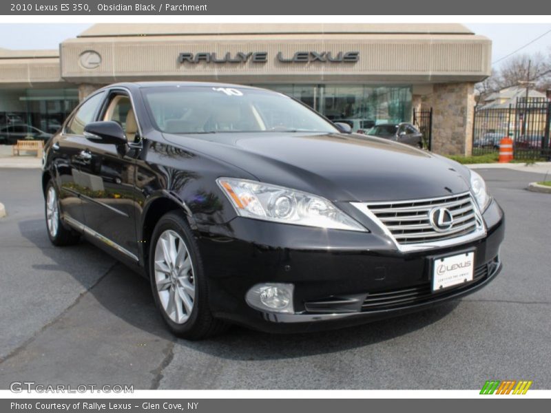 Obsidian Black / Parchment 2010 Lexus ES 350