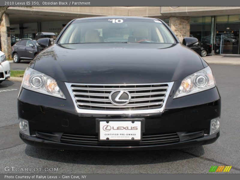 Obsidian Black / Parchment 2010 Lexus ES 350